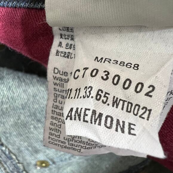 Notify NFY Anemone Straight Leg Dark Wash Denim Jeans Women's 28 Blue - Picture 9 of 11